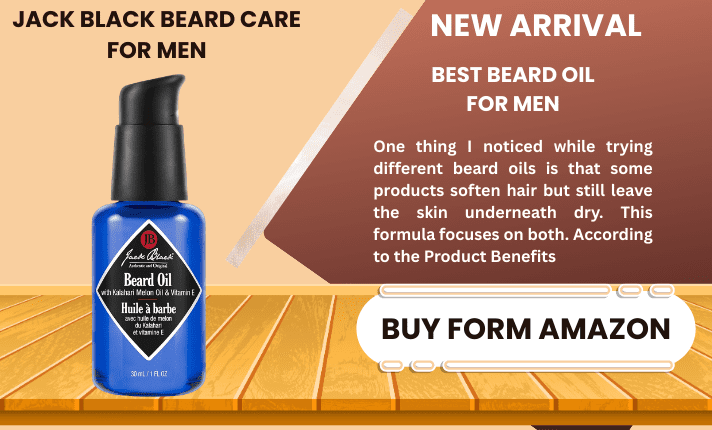 Jack Black Beard Care for Men – A Lightweight Oil for Dry Beards